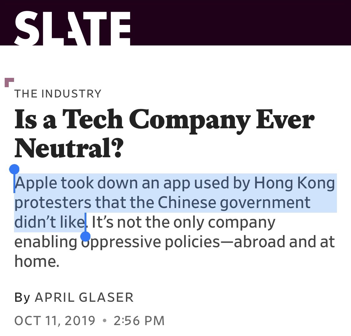 Apple: we can’t allow an app that allows a governing executive to stoke social unrest and use authoritarian power.

Also Apple