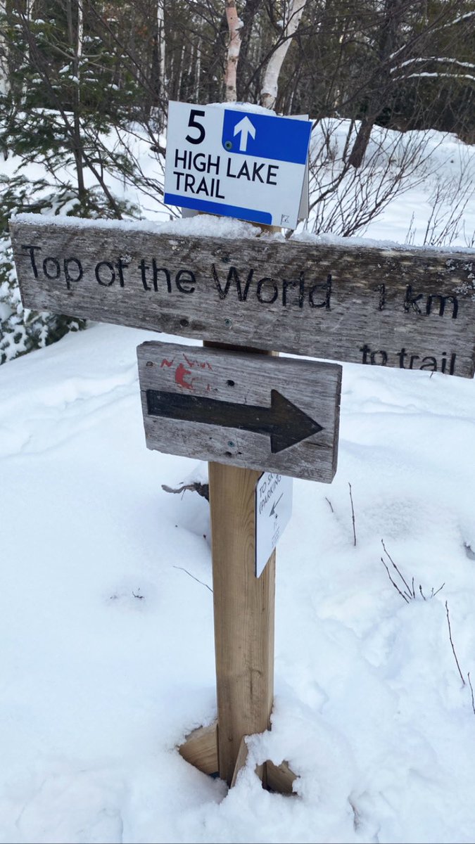 EdenRamsay's tweet photo. Views from the Top of the World Trail, Falcon Beach ❄️ https://t.co/Fc8WuOm8ix