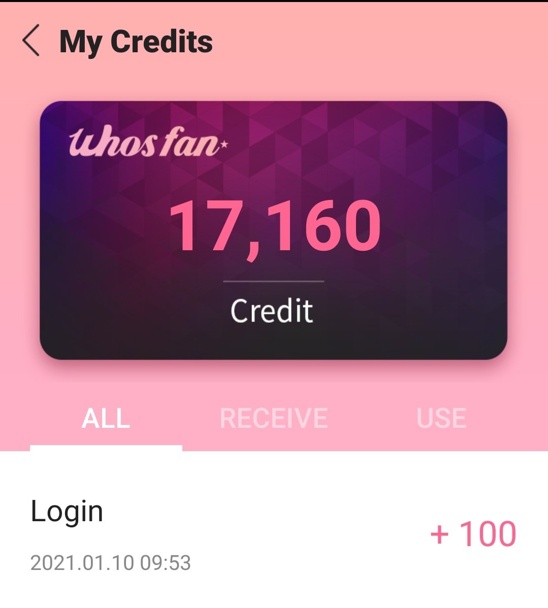 3. Whosfan: you get "credits" from here in which you can convert to voting tickets to use for  #SUPERJUNIOR   in the future. The best way to get them is by logging in everyday or by referring friends by giving your code out to get more credits. My code is: UG239702