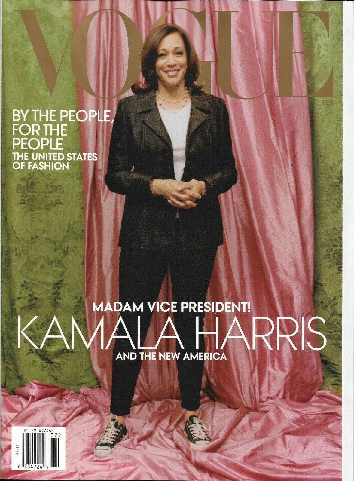 Models Daily Vice President Elect Kamala Harris Is On The Cover Of Vogue S February Issue