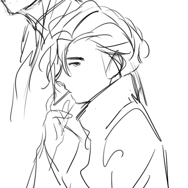 yet another OC sketch dump i don't have energy for anything else 