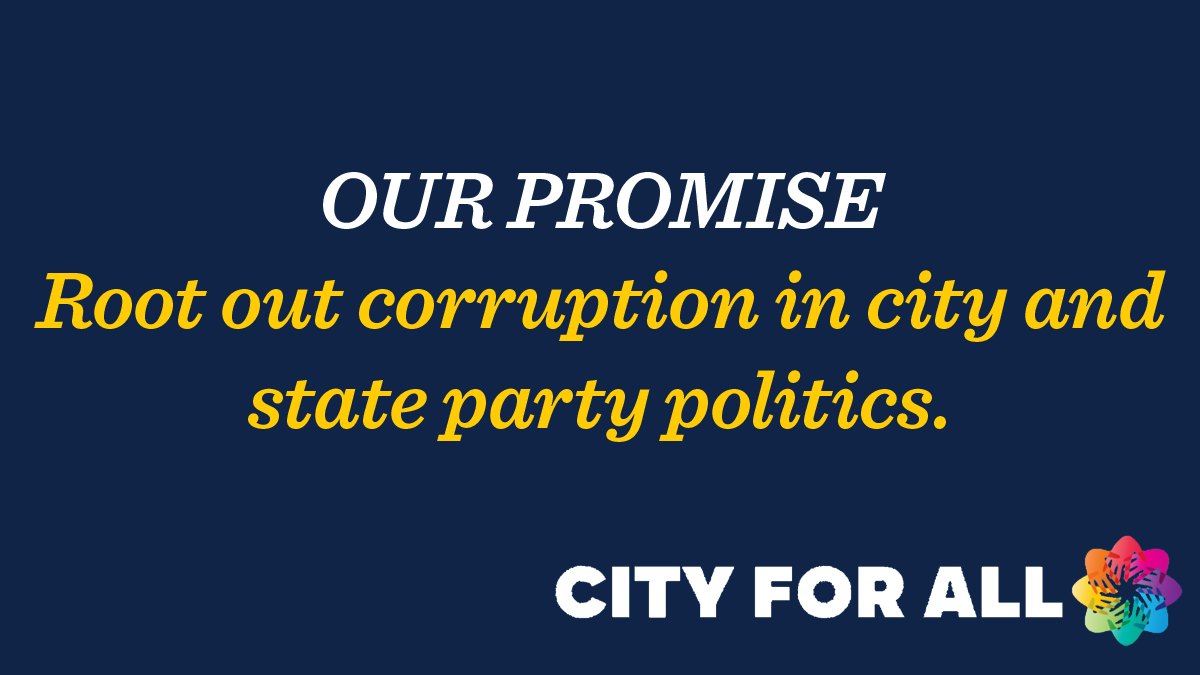 CityForAllSF's tweet photo. Faith and trust in the Dem. Party to deliver results for working families and law-abiding citizens is slipping.

We won't let this continue and we promise to root out corruption at @CA_Dem 

❌ NO to dark money
❌ NO to corporate Democrats

Vote for https://t.co/dIhtO50Ptw https://t.co/ySwscuzfez