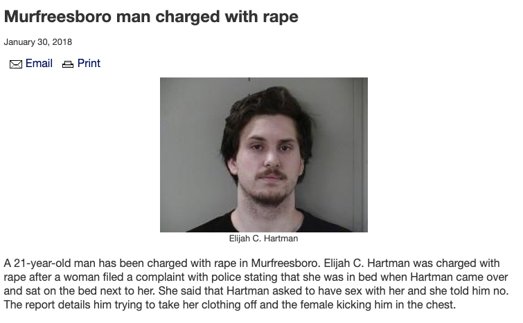 Elijah Hartman, was with Nash ARA ( #Antifa)Charged with rape back in in 2018. Can't find any updates on it https://archive.is/r3IMw 