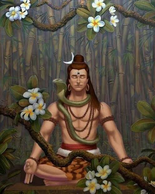 He hung upside down from a tree and survived only by inhaling the smoke coming from burnt leaves. Indra sent his daughter Jayanti to disrupt him. She added chillies to the burnt leaves but Shukracharya continued his tapasya. Shiva then appeared and gave him Sanjeevani mantra.