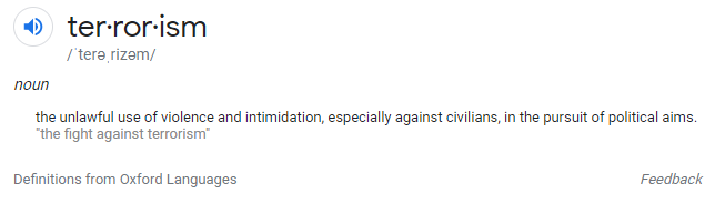 JoelRubin_'s tweet photo. The GOP telling Dems not to exercise a constitutionally granted power like impeachment because it'll make their followers so angry they may attack....

....is terrorism. https://t.co/9xYulYcvrf