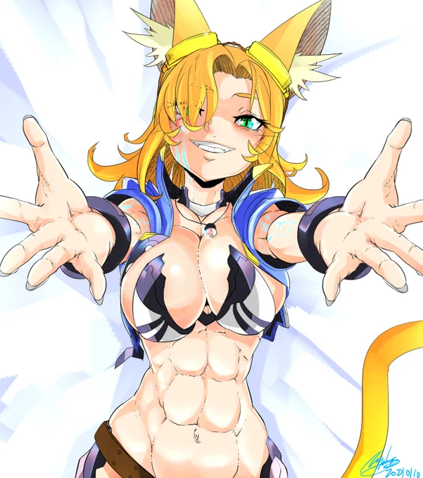 Pixivリクエストでのご依頼品です!
ご依頼ありがとうございました!
ご依頼内容:自キャラを参考画像のポーズと表情で描いてください
#pixiv #pixivRequest https://t.co/3v5auTX5lF 
