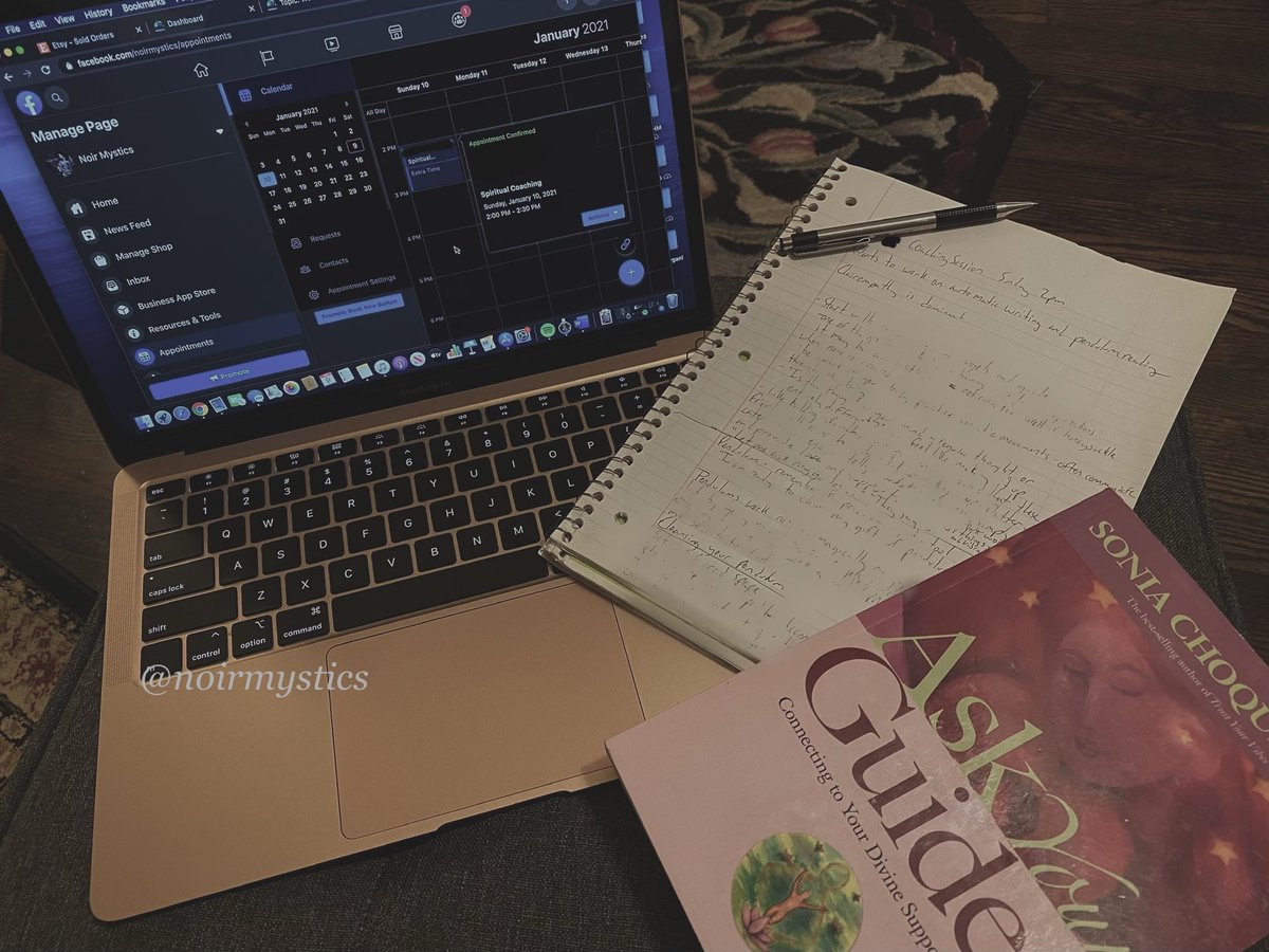 CharlcyNoir's tweet image. Preparing for tomorrow’s coaching session! 
Book through my website ✨🤍
•
•
•
#spiritualcoaching #askawitch #askyourguides #connectwithspirit #learnhowtobepsychic #developinggifts #pendulumreading #tarotreading #clairvoyance