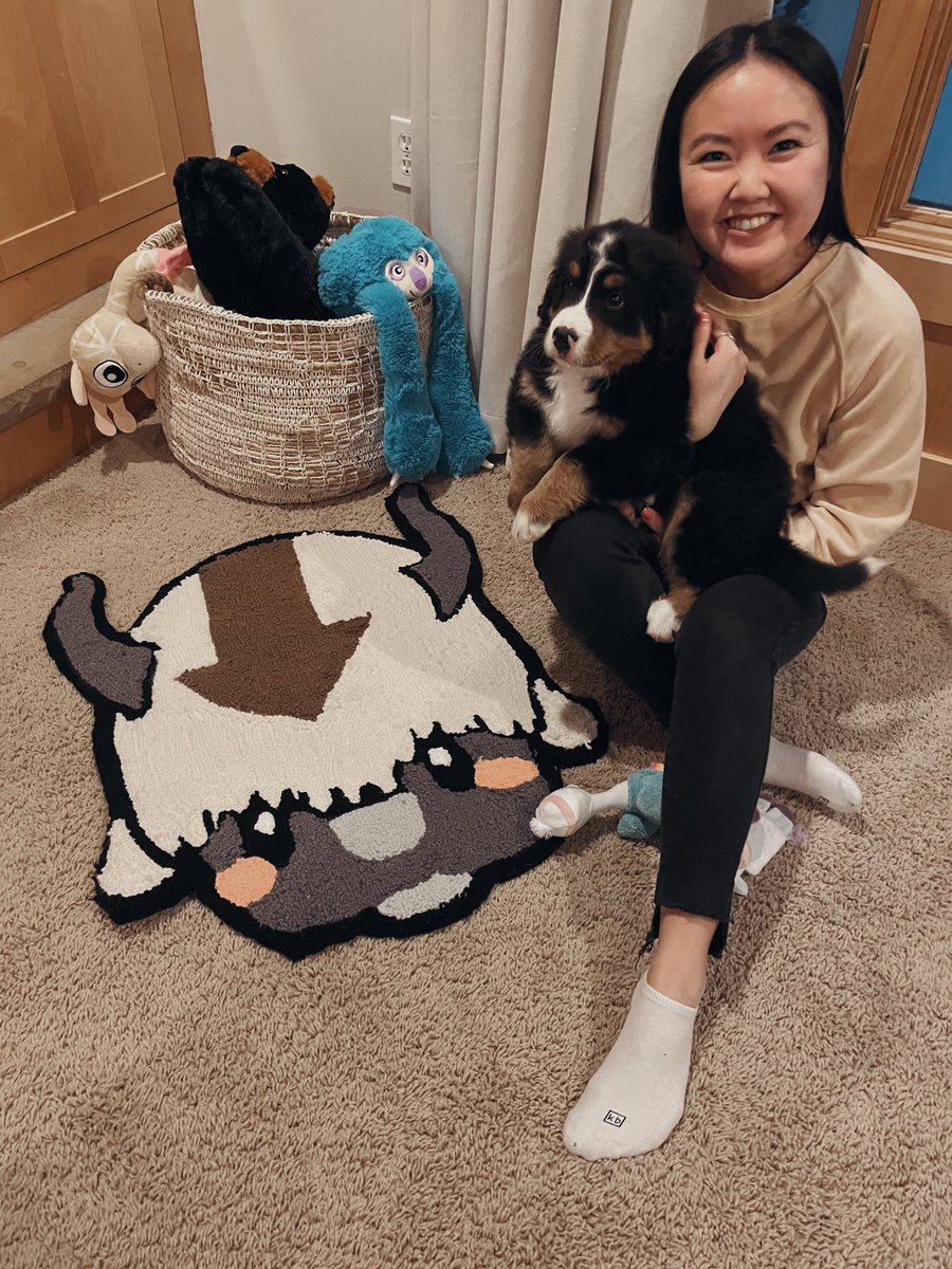 schreckally's tweet image. Say hello to our newest addition! Welcome home Appa 🤩 #IYKYK #Berner #BerneseMountainDog