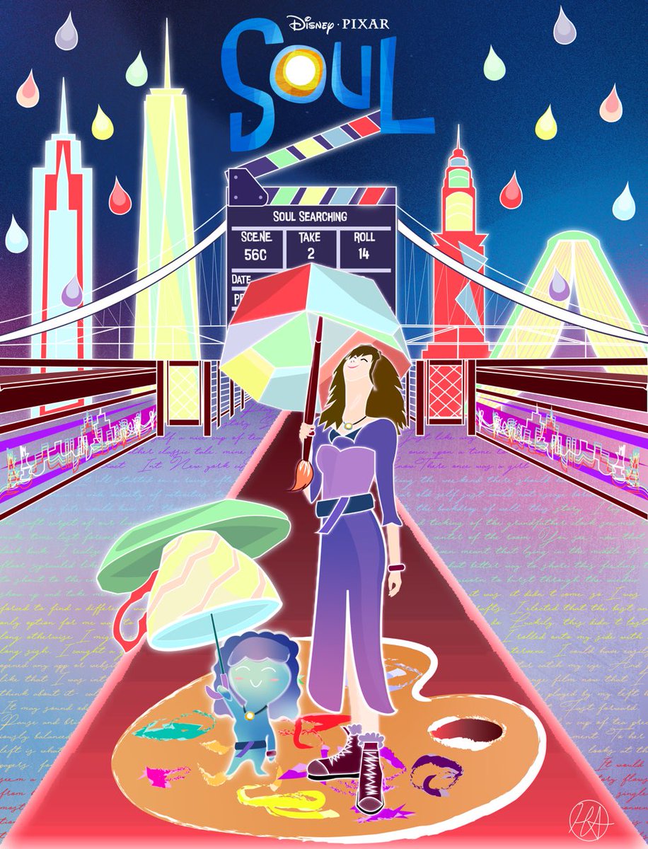 afilmingfangirl's tweet photo. Here’s my submission for the @creativecloud #AdobeArtandSoul #Contest inspired by the movie #PixarSoul 
•
#GraphicDesign #art #illustrator #posterdesign #film #filmmaker #drawing #adobe #Pixar https://t.co/0b3XERNOvc