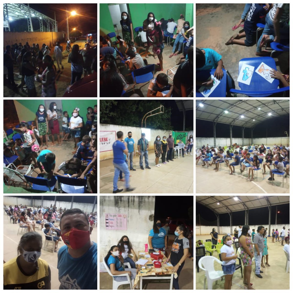 ValdemirTauaCe's tweet photo. PG de jovens e PG de Adulto da IASD Alto Brilhante, juntos, formaram uma equipe de Calebe na região de Tauá-Ce. Hoje foi a noite de abertura. Parabéns a toda equipe de voluntários. Vocês são uma benção !!! #Calebe2021 #Evangelismo #Salvar muitos #Discipular Todos #Discipulando+ https://t.co/Zc0t9lW6hA