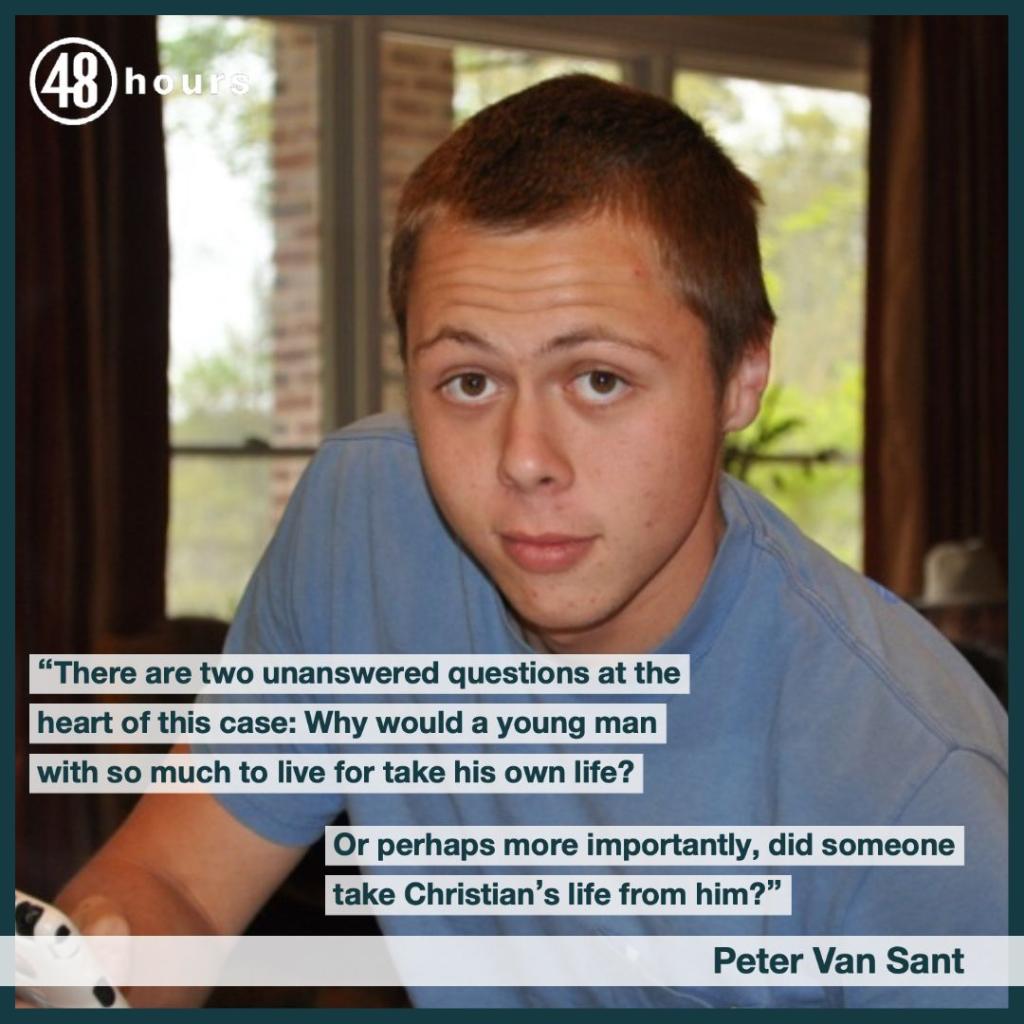 LIVE IN THE EAST: Christian Andreacchio was found dead at just 21 years old. <a href="/PeterVanSant/">Peter Van Sant</a> investigates, right now. cbsn.ws/2XpiQVm