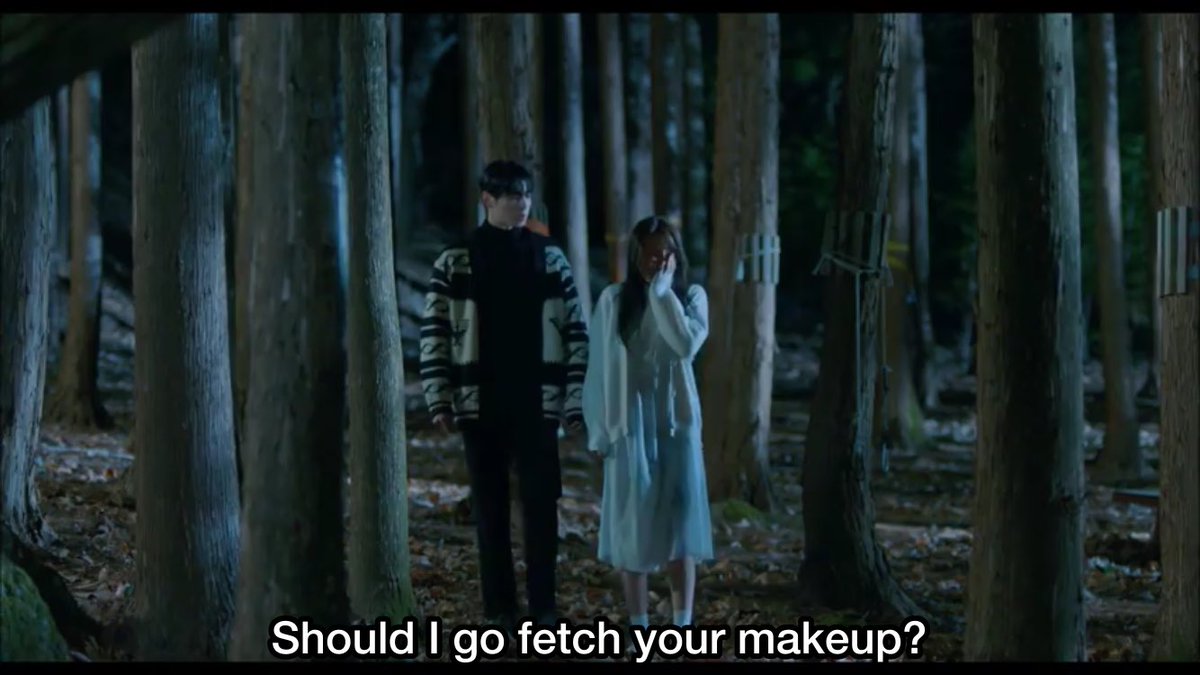 he makes sure that jugyeong's precious secret won't be revealed and would interfere if needed