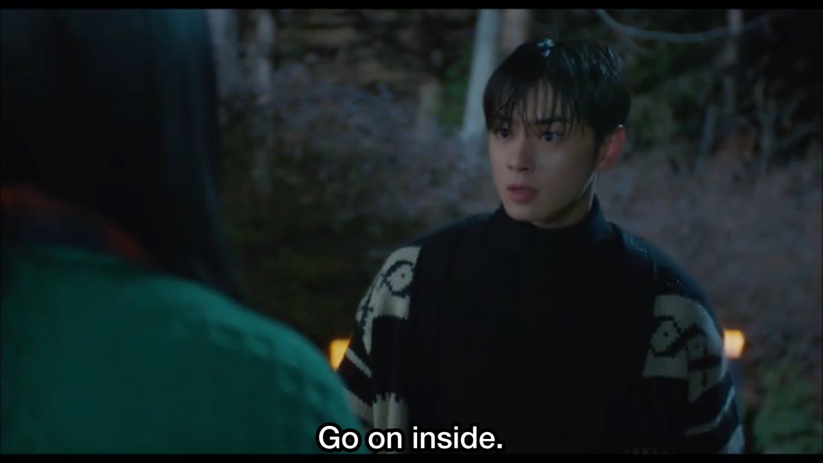he makes sure that jugyeong's precious secret won't be revealed and would interfere if needed