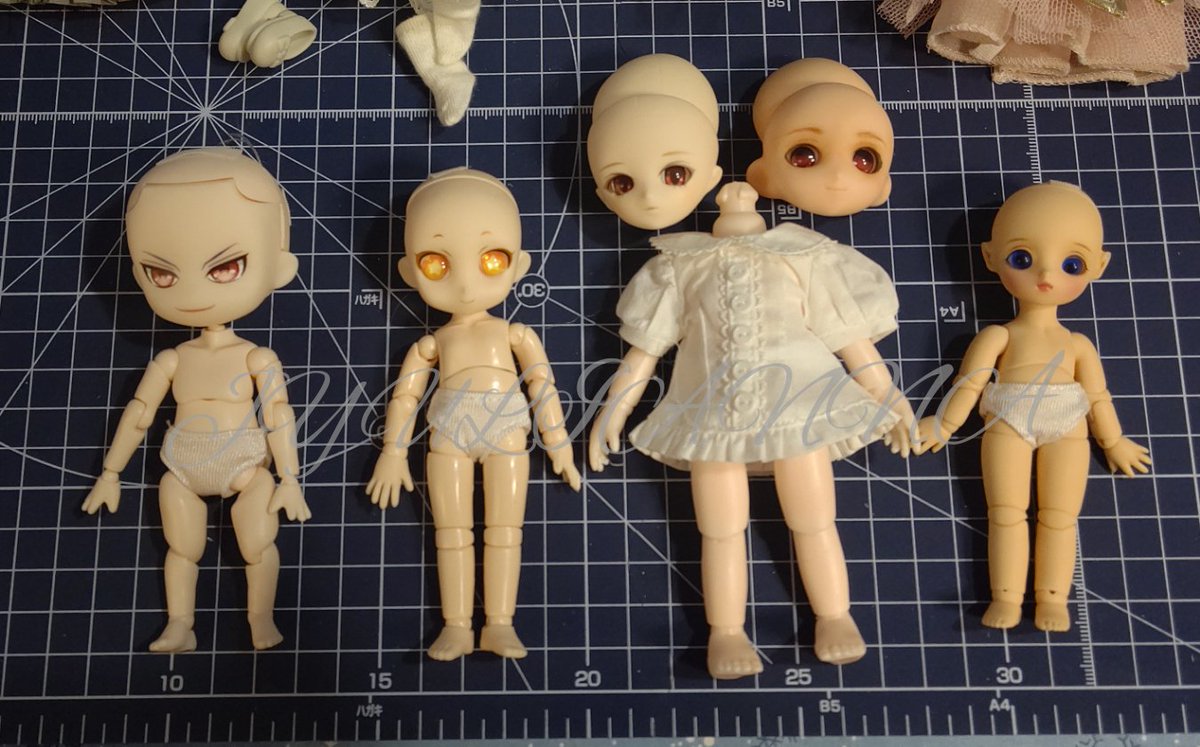 カスタムドール　セリアドール　オビツ11 16cmドール オビツ11 カスタムヘッド セリアドールボディに スマイル