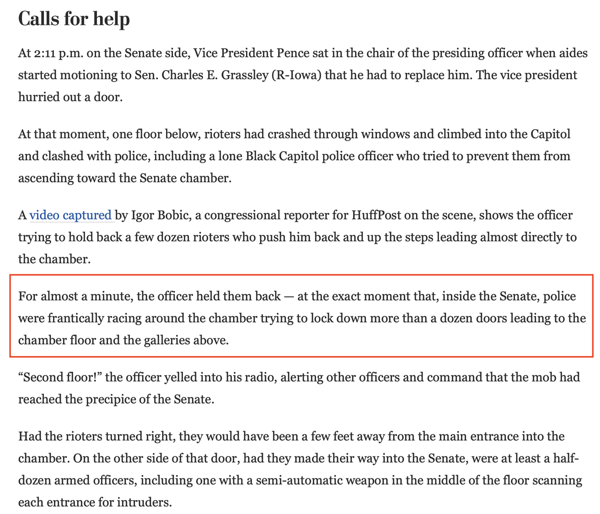 They frantically tried to lock doors. It came down to a minute or two. The Vice President had to be evacuated.This is perhaps why French intelligence services seem to think this was a barely-failed coup.