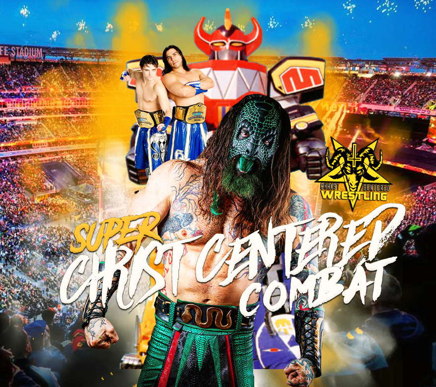 WrestleChrist's tweet photo. Before #CCWValentinesSlay, we'll be back with #SuperChristCenteredCombat featuring several returns, debuts, and a GIANT MONSTER FIGHT!  

https://t.co/wazVV8WQe0 https://t.co/fHQYRx1J7F