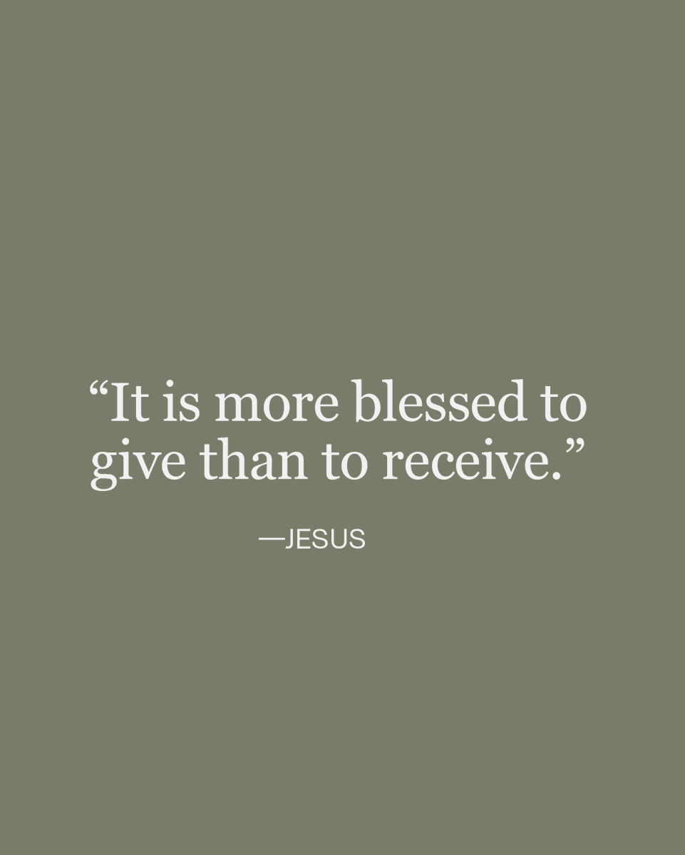 craiggroeschel's tweet photo. “It is more blessed to give than to receive." Acts 20:35 https://t.co/XdmFAG4mJt