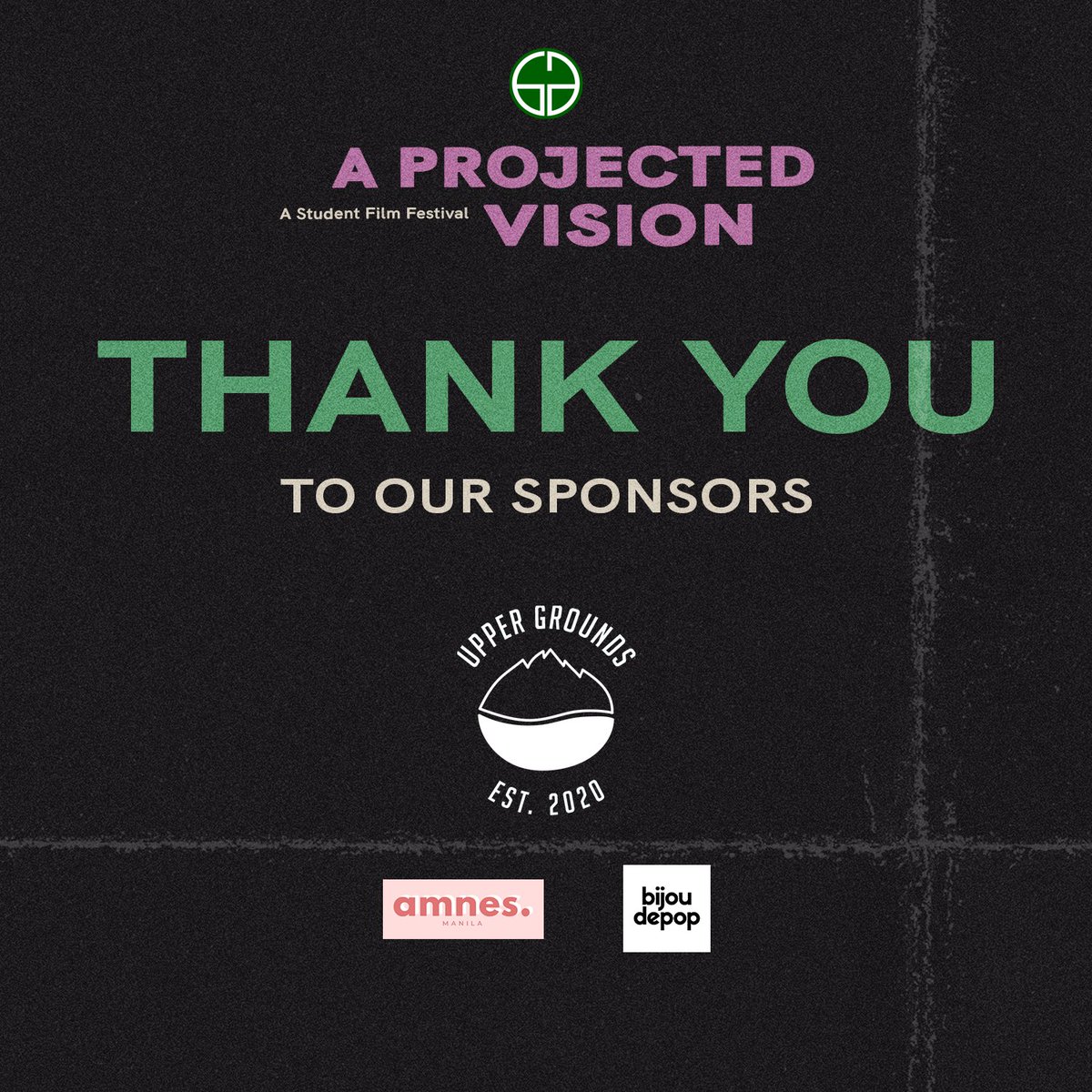 upbroadass's tweet photo. Our Sponsors:
Upper Grounds
amnesmnl
Bijou Depop

Our Media Partners
@RX931
@WhenInManila
@SparkUpPH
@astigdotph
@TechKuya
@pelikulamania

Our Org Partners
@up_cinema
@AteneoMIRLab
@AteneoACOMM
@R4EDiliman https://t.co/OiDsgbgigW