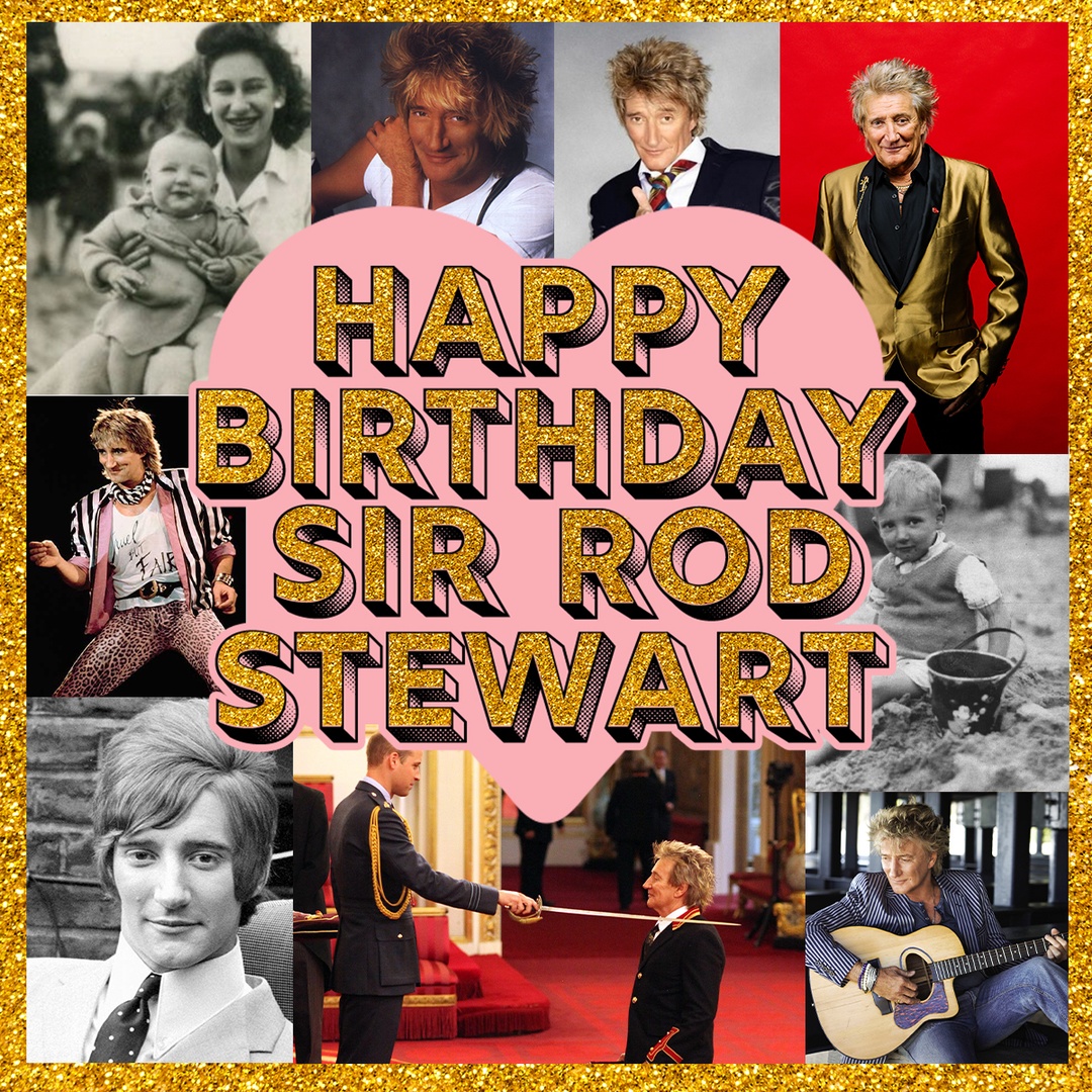 He’s in our hearts, he’s in our souls!

Join us in the comments below and wish a happy birthday to Sir Rod Stewart!

#ForeverYoung