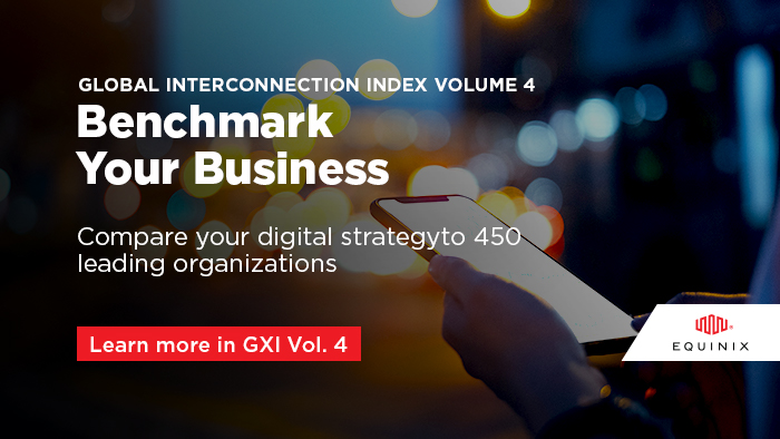 💭 #DidYouKnow Europe is predicted to grow at a 45% CAGR and contribute 23% of interconnection bandwidth? Discover how this is affecting enterprises: eqix.it/3lHTgVn #GXIreport