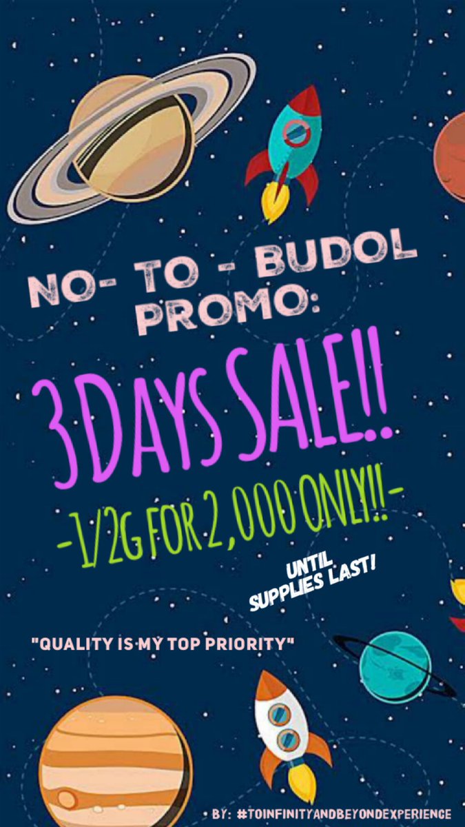 YourHighReady's tweet photo. As requested, My 1st 3DAYS Sale!!            😱😱😱

Promo starts now. . 

Orders is up until 8PM ONLY!! Retweet to avail. 👌

Stay HIGHdrated! Cheers and Tables!! 🚀🚀🚀

#ToInfinityAndBeyondExperience https://t.co/fujfexYJEn