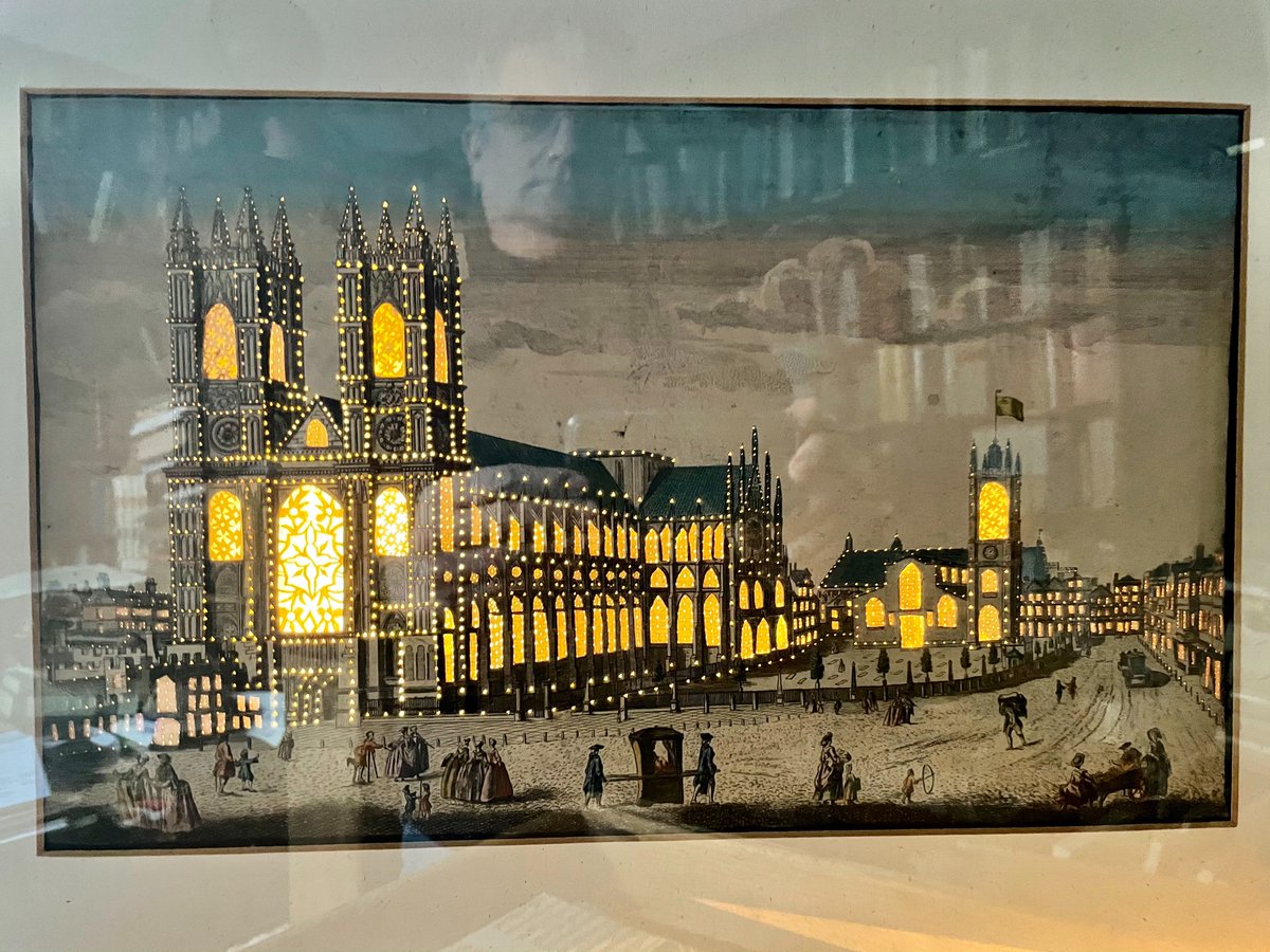 wilsberg's tweet photo. #guckkasten #bild der #westminsterabbey von hinten beleuchten #Ansicht mit ausperforierten und mit Buntpapier hinterlegten #Fenstern #london #grafik #peepbox #antiquariat #antiquariatsolder https://t.co/hEMgcrwVry