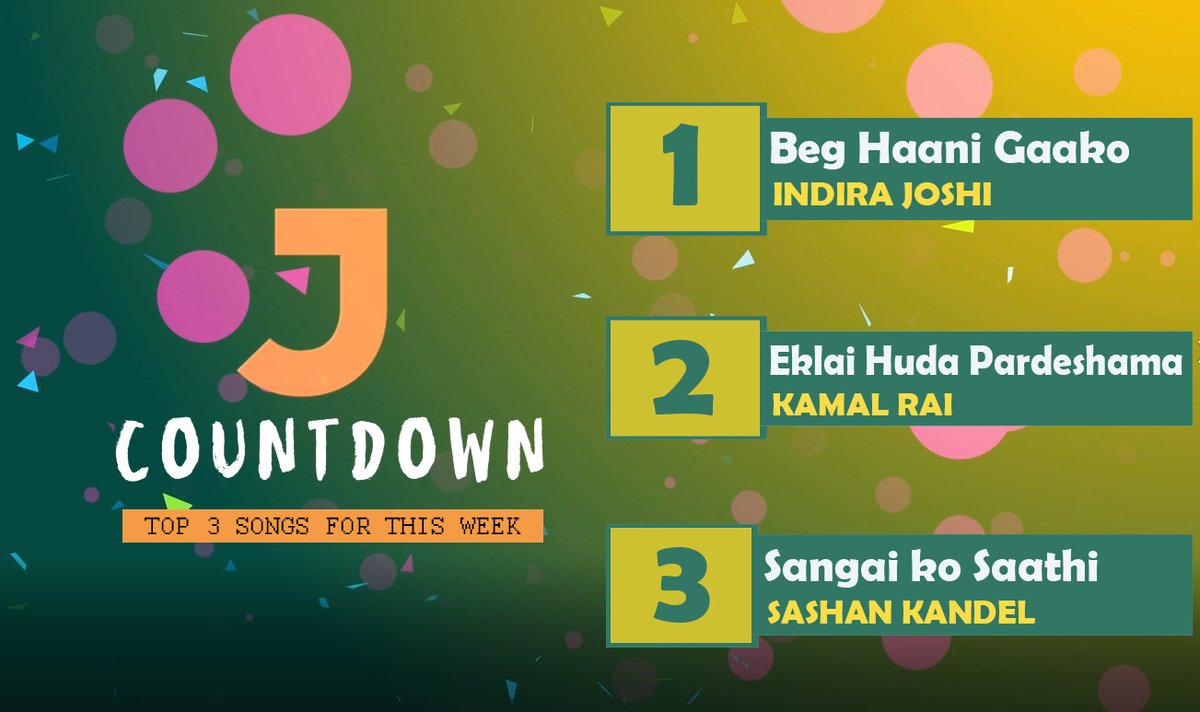 JMusic_TV's tweet photo. Top 3 songs on J Countdown for this week are: https://t.co/sGo8n5olXS