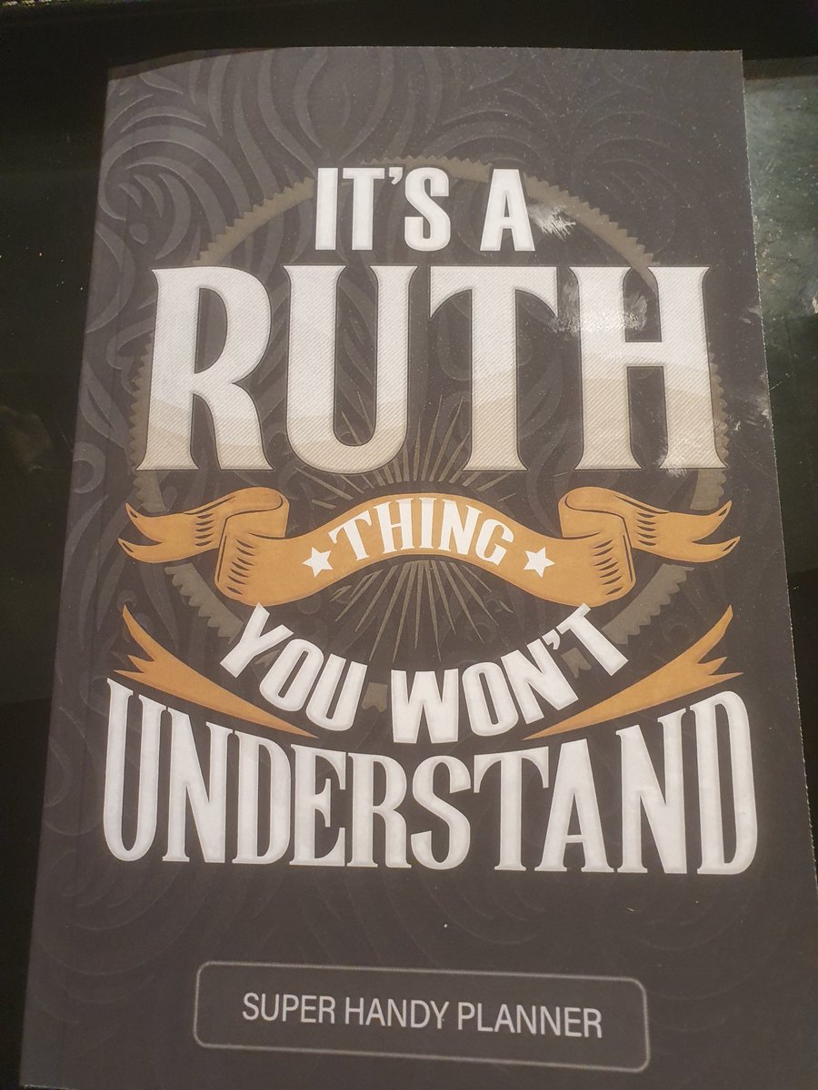 RuthOshikanlu's tweet photo. I love planners and To Do Lists. A friend got me the brown one, then saw a purple one & got that too.
So now I've got 2!
Time to get busy!
It's A Ruth Thing! You won't understand!๐
Considering I didn't really love my name growing up, now I love it
It means
#CompassionateFriend https://t.co/8bCmnJ8pjK