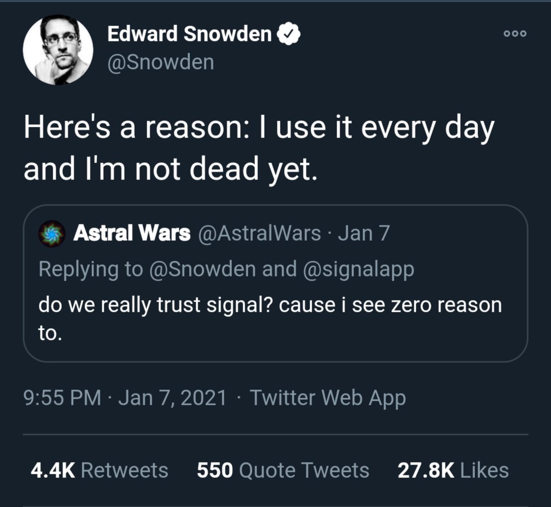 Three big backers. The third one is a surprise. Is he serious or is he trolling?