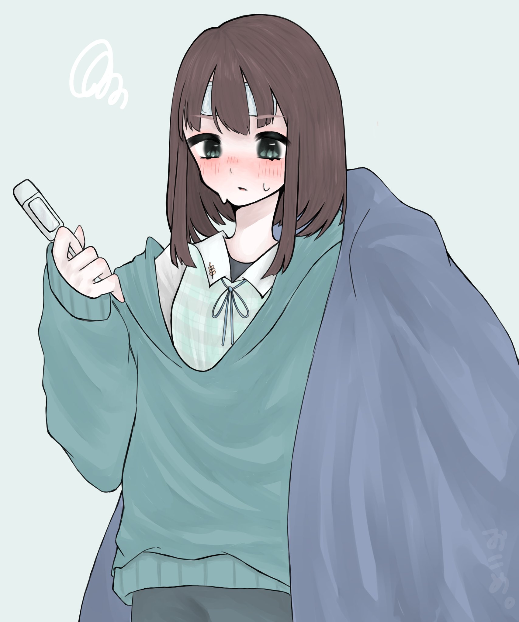 米崎 風邪をひいた女の子 イラスト 絵描きさんと繋がりたい T Co S6jopcbwof Twitter