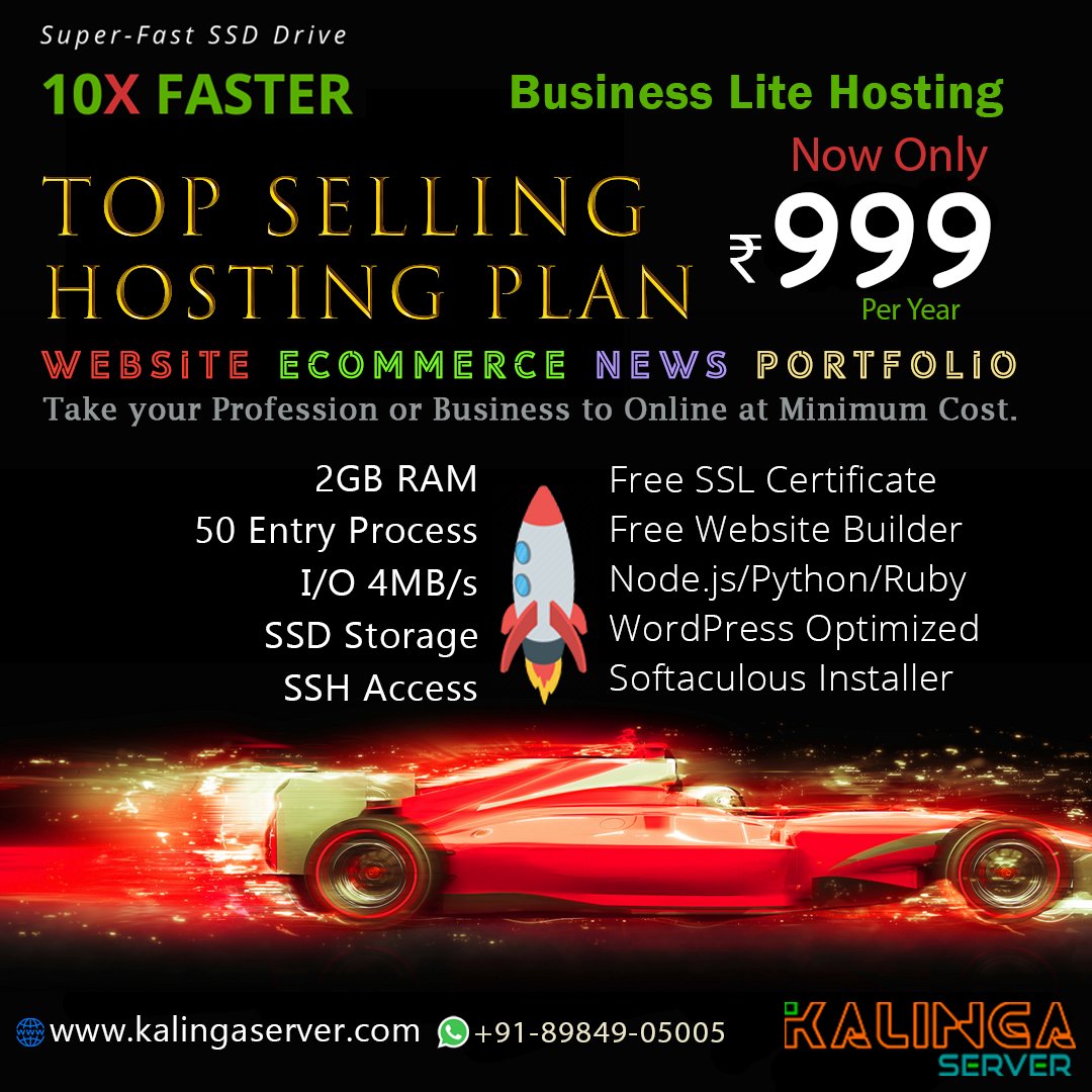 KalingaServer's tweet photo. Host Your Website at 999/year only at Kalinga Server.
Buy Best Hosting Plan at https://t.co/p1n5zrAjJJ #ks #kalingaserver https://t.co/dLL2dbXUIx