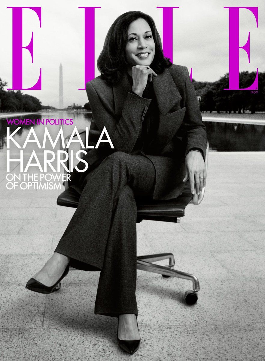 You know who did Kamala right?  @ELLEmagazine. This was a proper shoot.