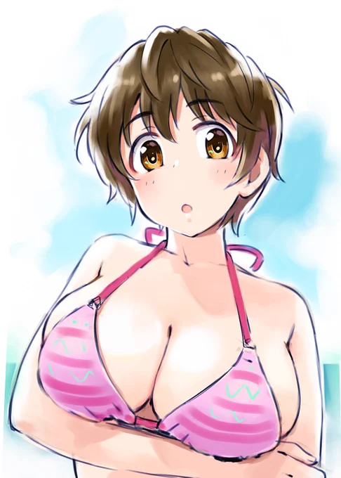#くそ寒いので水着絵を貼る 
今年寒すぎじゃない? 