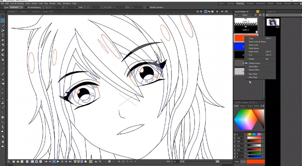 Renn Chong Opentoonzで2dアニメーションを描く Drawing 2d Animation In Opentoonz T Co 747bnhhwtq