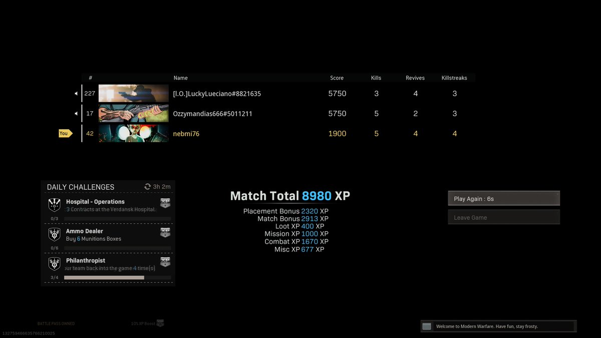 benrosado's tweet image. #PS5Share, #CallofDuty®ModernWarfare®