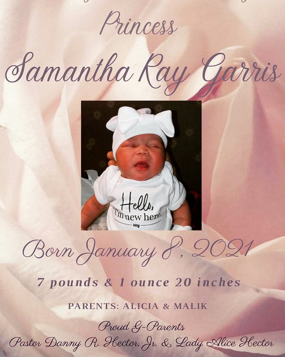 puttsgrl89's tweet photo. Introducing our beautiful 1st granddaughter Princess Samantha Ray Garris! https://t.co/nOgdblq3YP