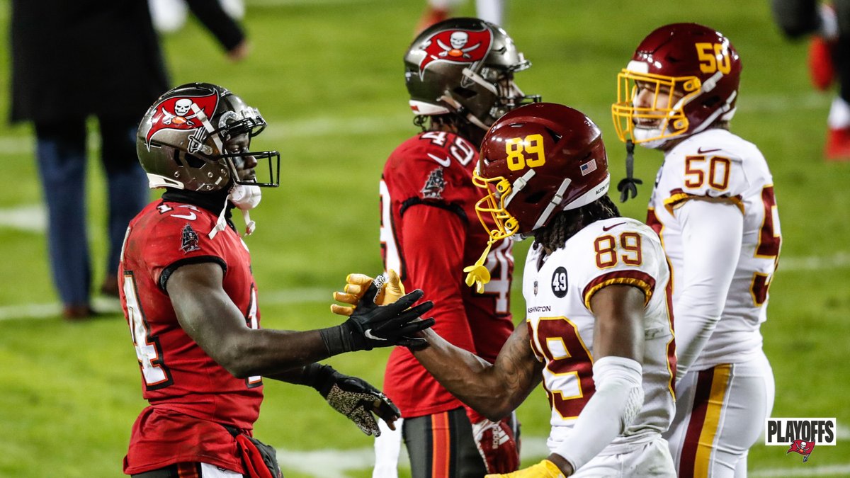 Buccaneers's tweet photo. On to the next one 😏 https://t.co/5Um64DNLa5