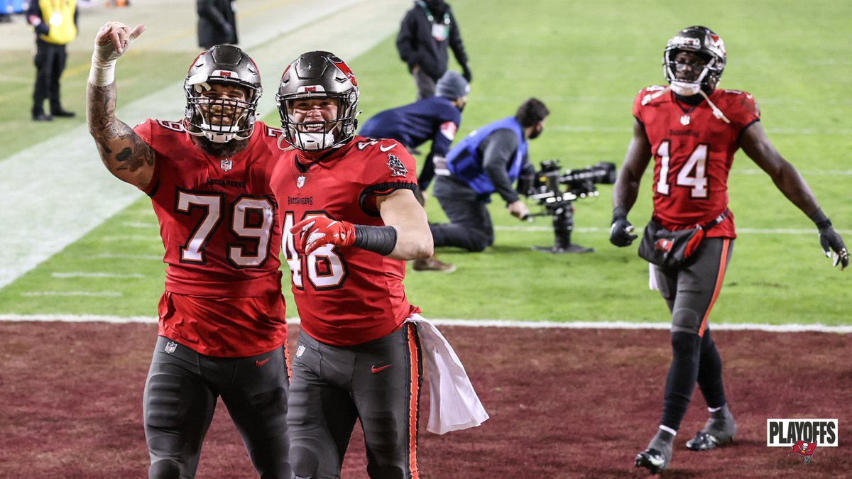 Buccaneers's tweet photo. On to the next one 😏 https://t.co/5Um64DNLa5