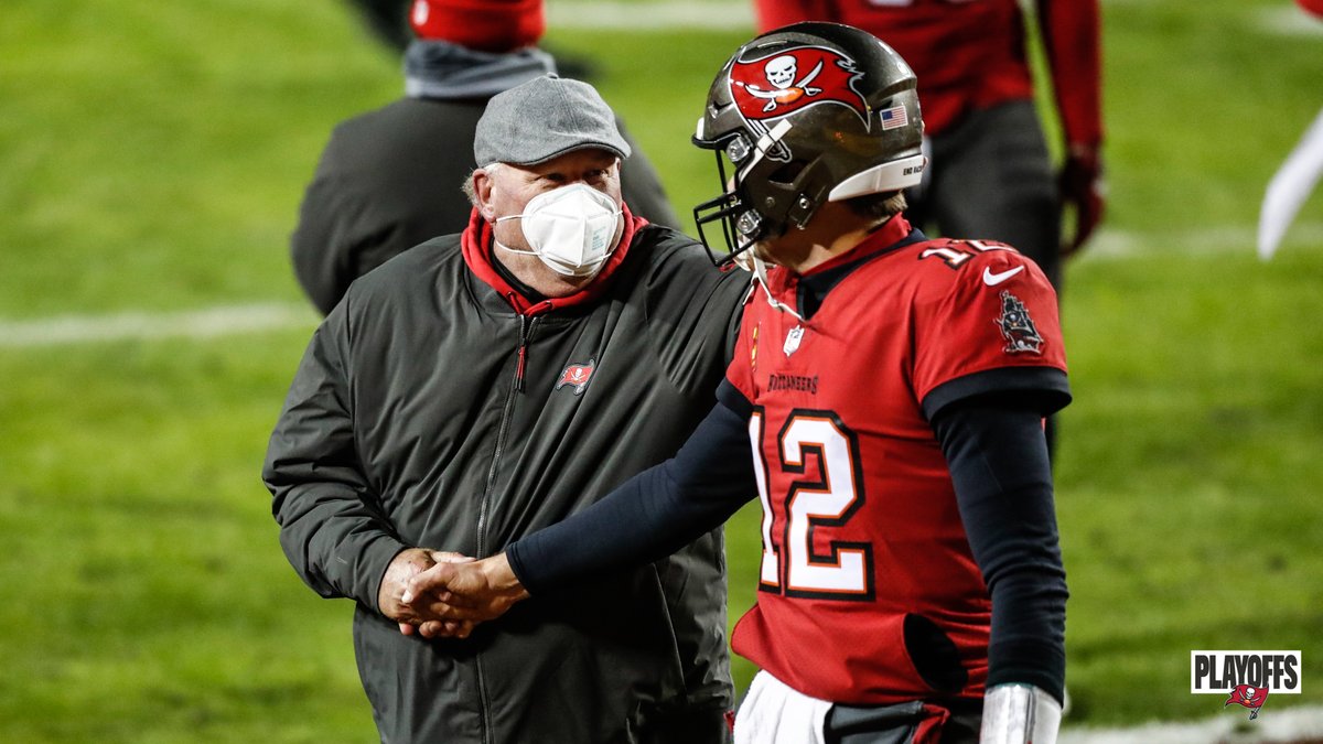 Buccaneers's tweet photo. On to the next one 😏 https://t.co/5Um64DNLa5