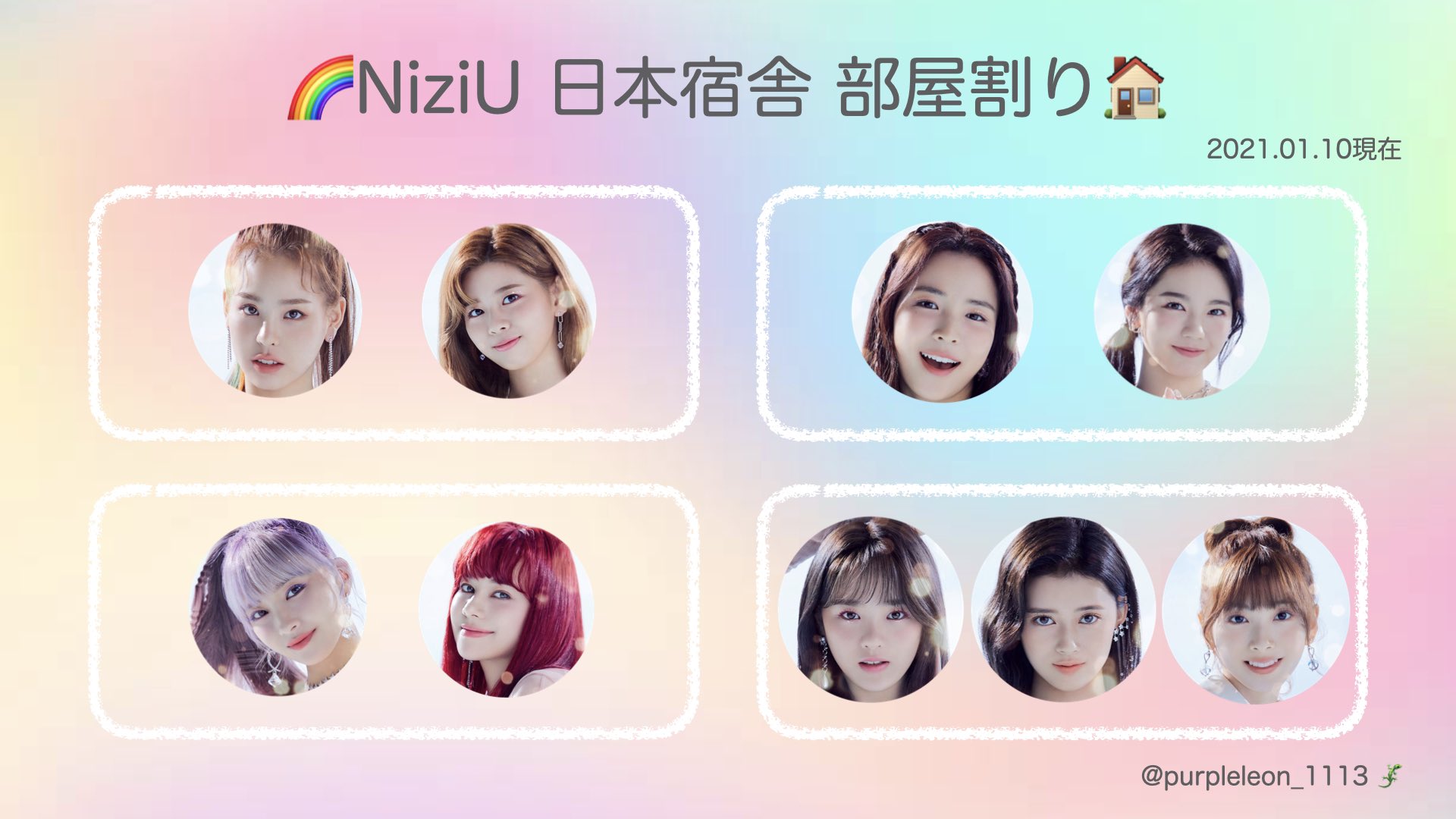 みね Niziu ルームメイト 部屋割りわかって嬉しい レポありがとうございます Niziuミーグリ T Co Mnaxt9b96a Twitter