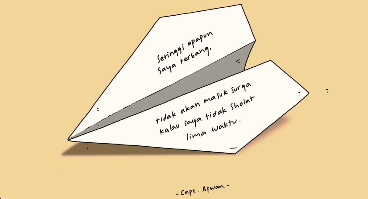 Sketsa_Rasa's tweet photo. ㅤ
Hidup sejatinya hanyalah menunggu waktu sholat. 

Semoga #SJY182 yg dipimpin Capt Afwan tujuannya adalah surga. al-Fatihah... 🤲
ㅤ https://t.co/sQL0Bq6ji3