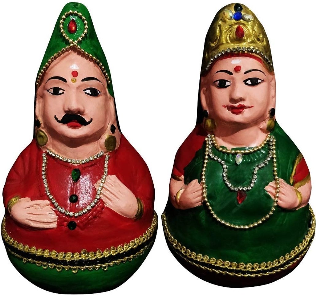 Some more interesting tales:King Raja Raja Chola was inspired by its equilibrium which led to the creation of never Falling mud dolls called Tanjavur Bommai which having a half-spherical base tends to come back to its original position every time one tries to make it fall.