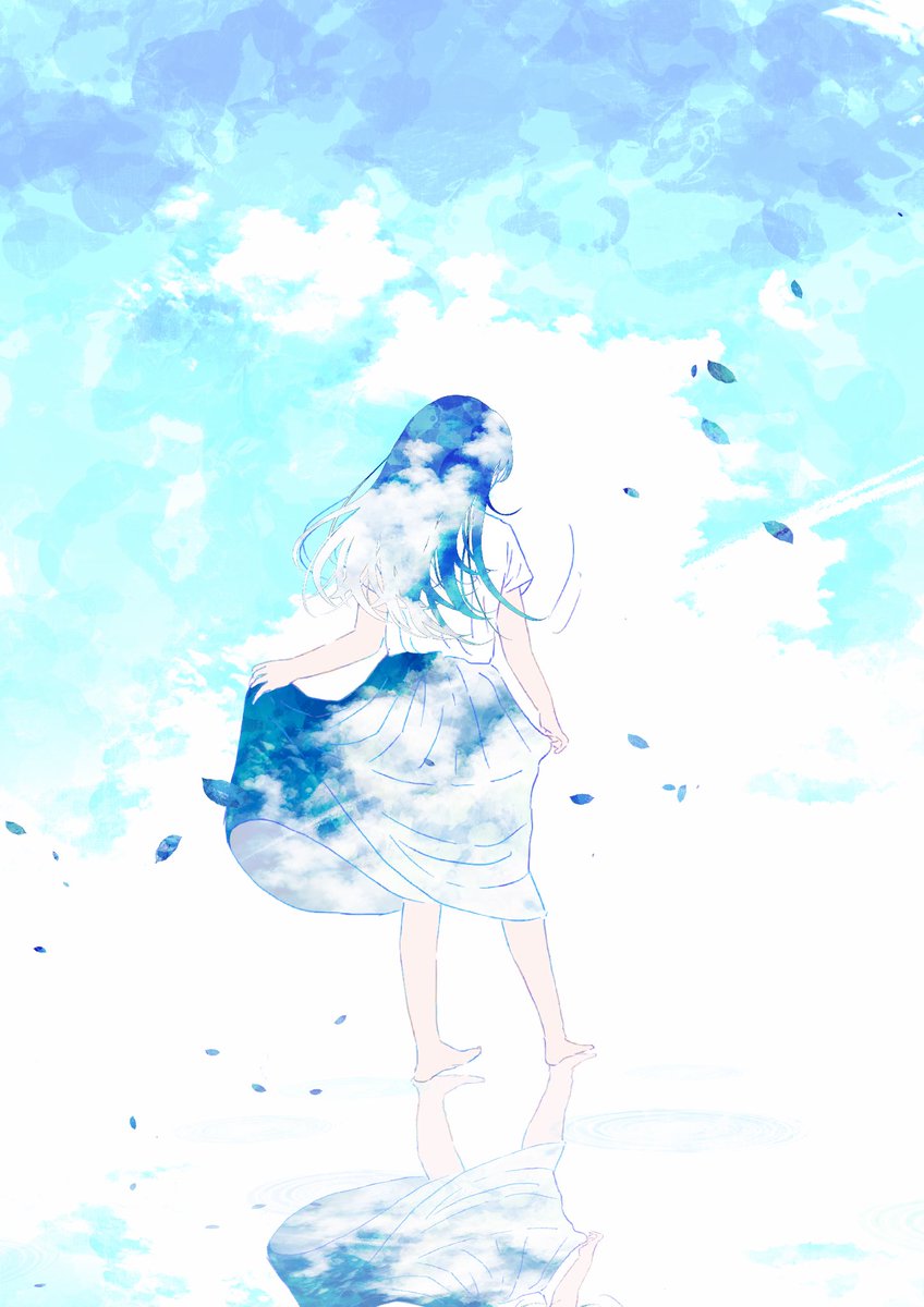 「空を模す 」|熊谷のののイラスト