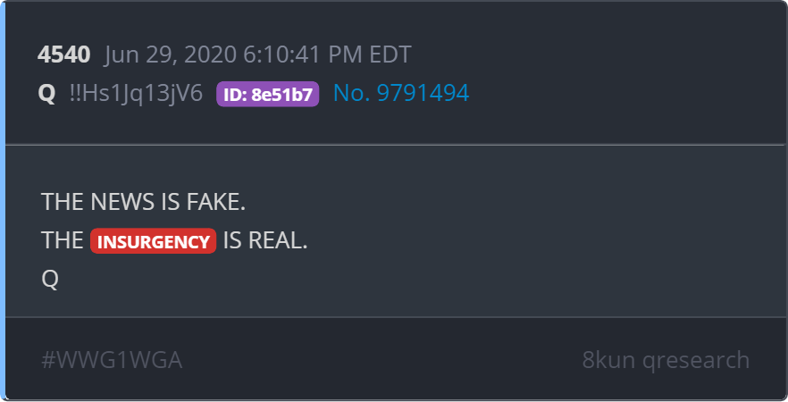Insurrection Act coincides with something else here. When an Insurgency goes full blown, it becomes an Insurrection. Whenever you have an Insurgency operating in a country, you develop a Counter-Insurgency Task Force. Small Contingent, Massive Capabilities. (6/24)
