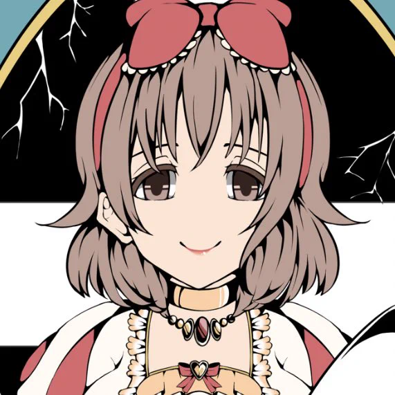 世界滅亡がトレンド入りしたという事でワイの描いた喜多日菜子ちゃんのタロットカード絵も見てって下さい(便乗) 