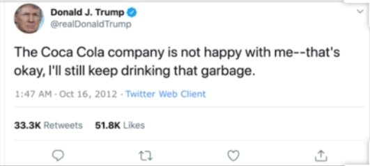 as a citizen of this country, am i glad that trump got banned from twitter? yes. but as a fellow poster? absolutely not. r.i.p. a legend who brought us classics like these: