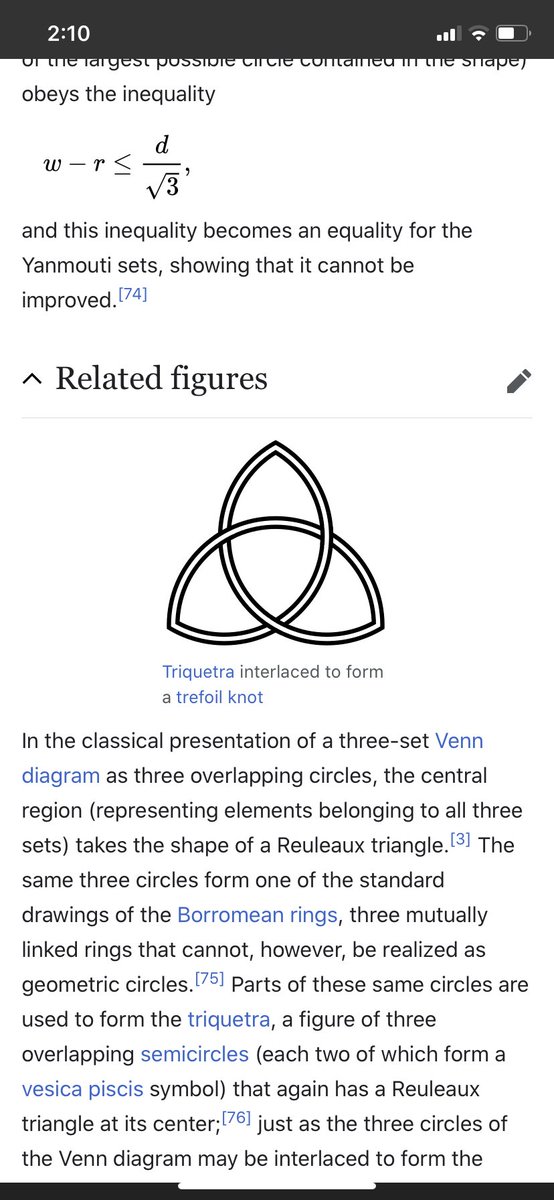 I think we have to expand our thinking about the toroidal sphere even more. When looking at maps, I noticed the da Vinci map, from 1514, which uses the Reuleaux Triangle. This triangle is formed from 3 intersecting circles, and is in the center of a trefoil.