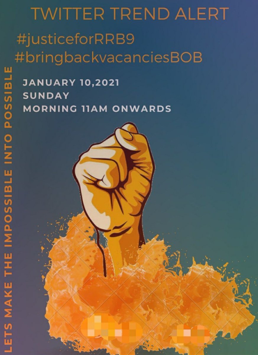 PoojaRa56414230's tweet photo. Withdrawing the vacancies just a few days before the result is completely unfair.
#bringbackvacanciesBOB #justiceforRRB9 
@bankofbaroda @RBI @NABARDOnline @BankofBarodaCEO @DasShaktikanta @FinMinIndia @nsitharaman @PMOIndia @narendramodi @ravishkumar0 @aajtak https://t.co/m2JKwsZc7n