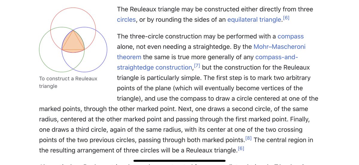 The wiki page makes it seem like there isn’t much of importance with the Reuleaux Triangle, besides being used for coinage, or some stupid bike. But the Wankel engine is an interesting engine, using this geometric design  https://en.m.wikipedia.org/wiki/Wankel_engine