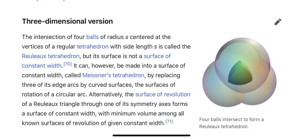 The wiki page makes it seem like there isn’t much of importance with the Reuleaux Triangle, besides being used for coinage, or some stupid bike. But the Wankel engine is an interesting engine, using this geometric design  https://en.m.wikipedia.org/wiki/Wankel_engine